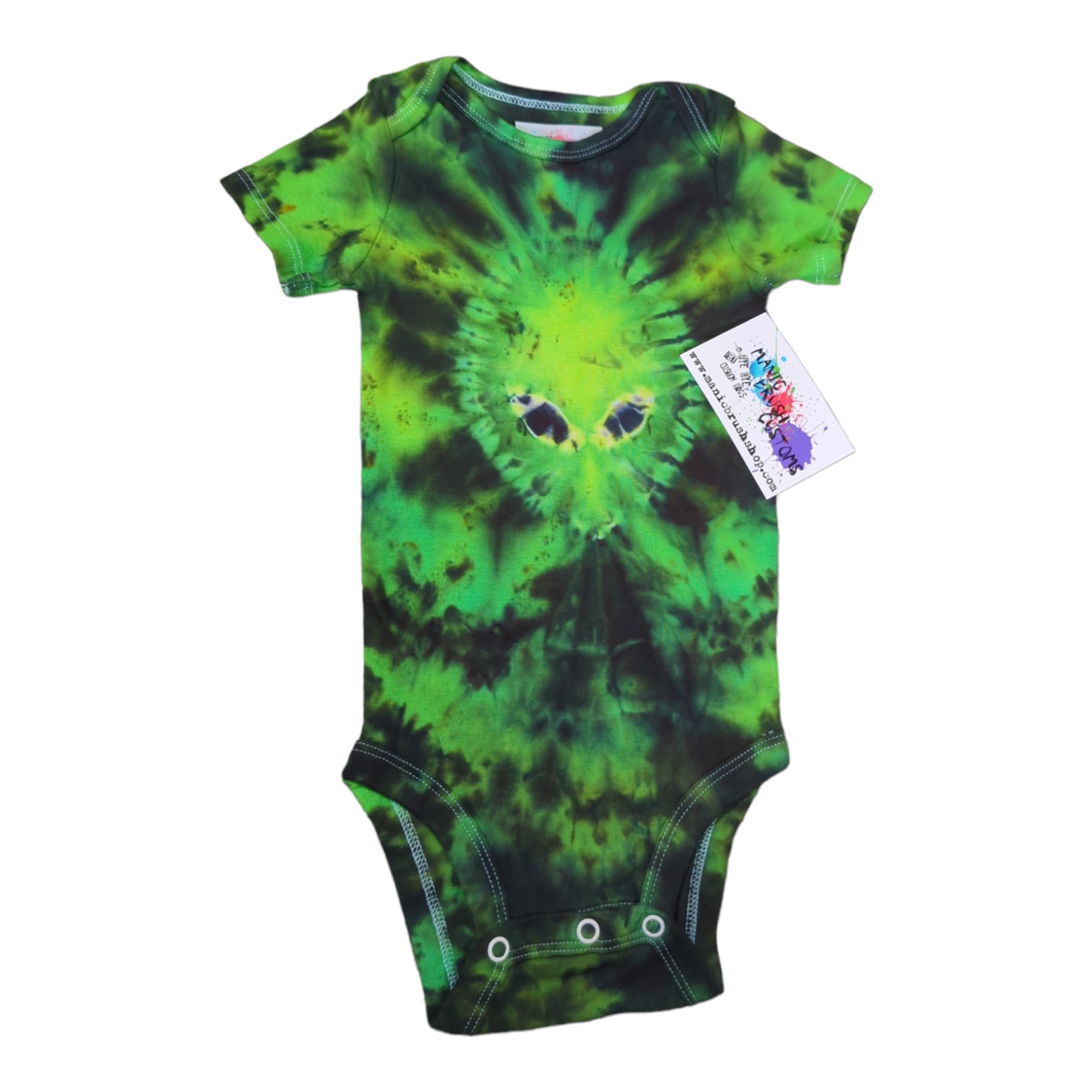 Alien Tie Dye Galaxy Onesie 12 Months