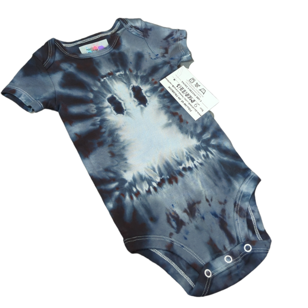 Ghost Galaxy Tie Dye Onesie 9 Months