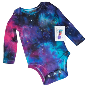 Classic Galaxy Long Sleeve Onesie 9-12 Months