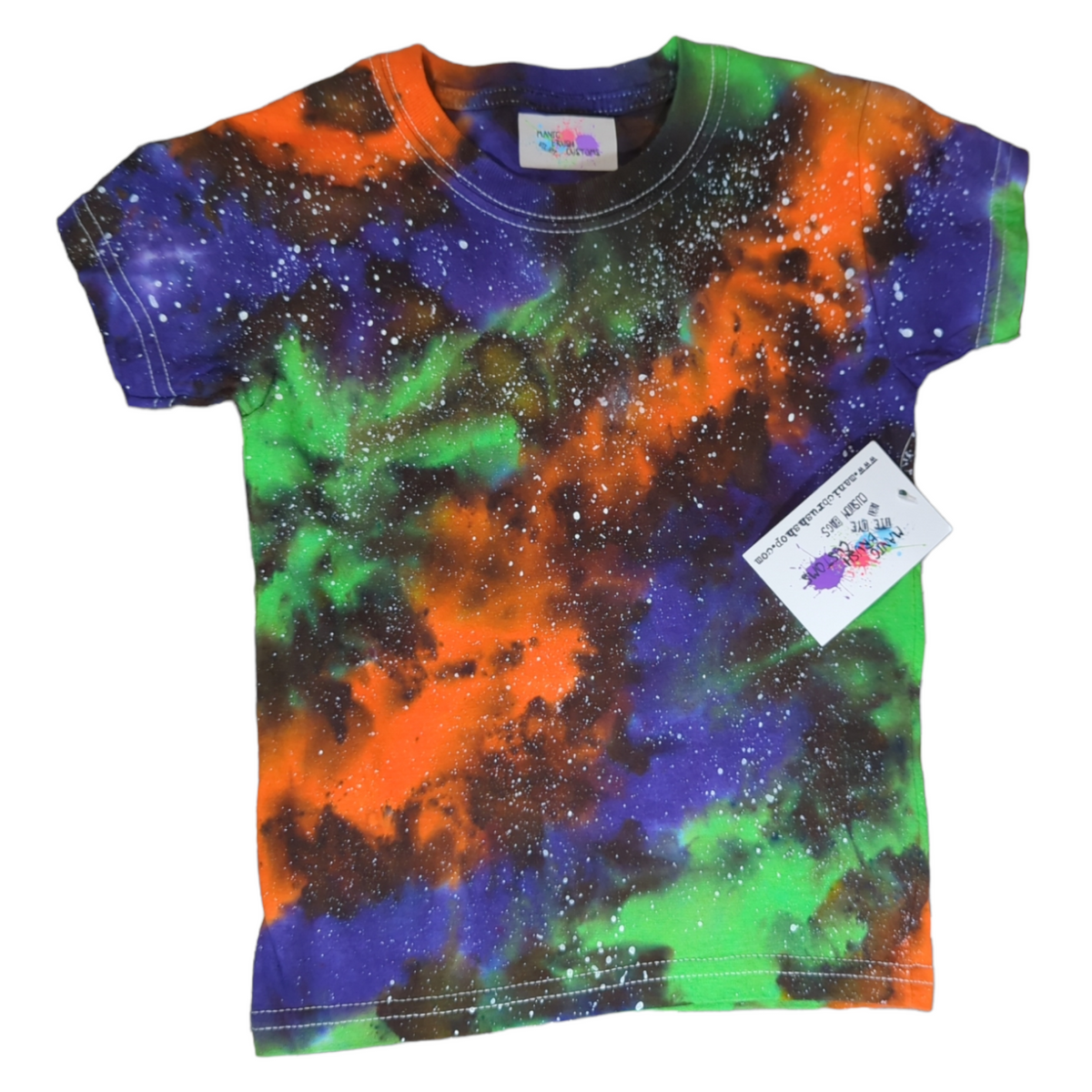 Kids Fright Galaxy Tie Dye T-shirt 2T