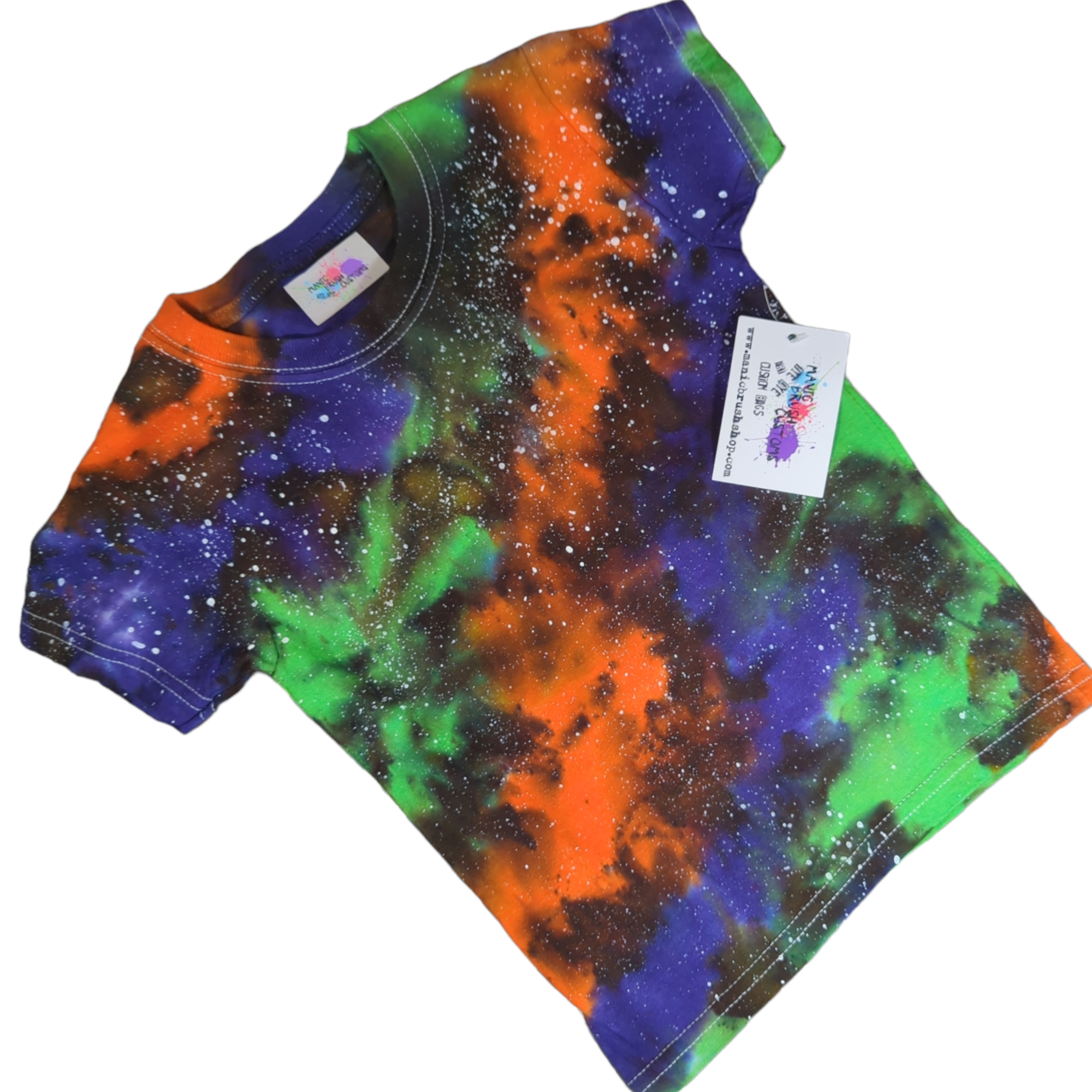 Kids Fright Galaxy Tie Dye T-shirt 2T