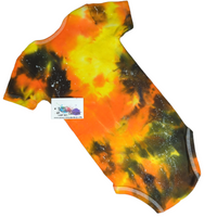 Candy Corn Galaxy Tie Dye Onesie 18 Months