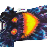 Spooky Tie Dye Galaxy Onesie 24 Months