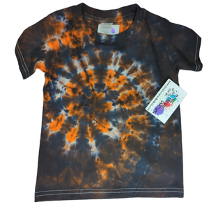 Halloween Kids Spiral Tie Dye T-shirt 3T