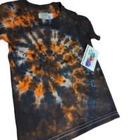 Halloween Kids Spiral Tie Dye T-shirt 3T