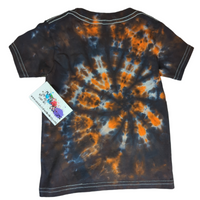 Halloween Kids Spiral Tie Dye T-shirt 3T