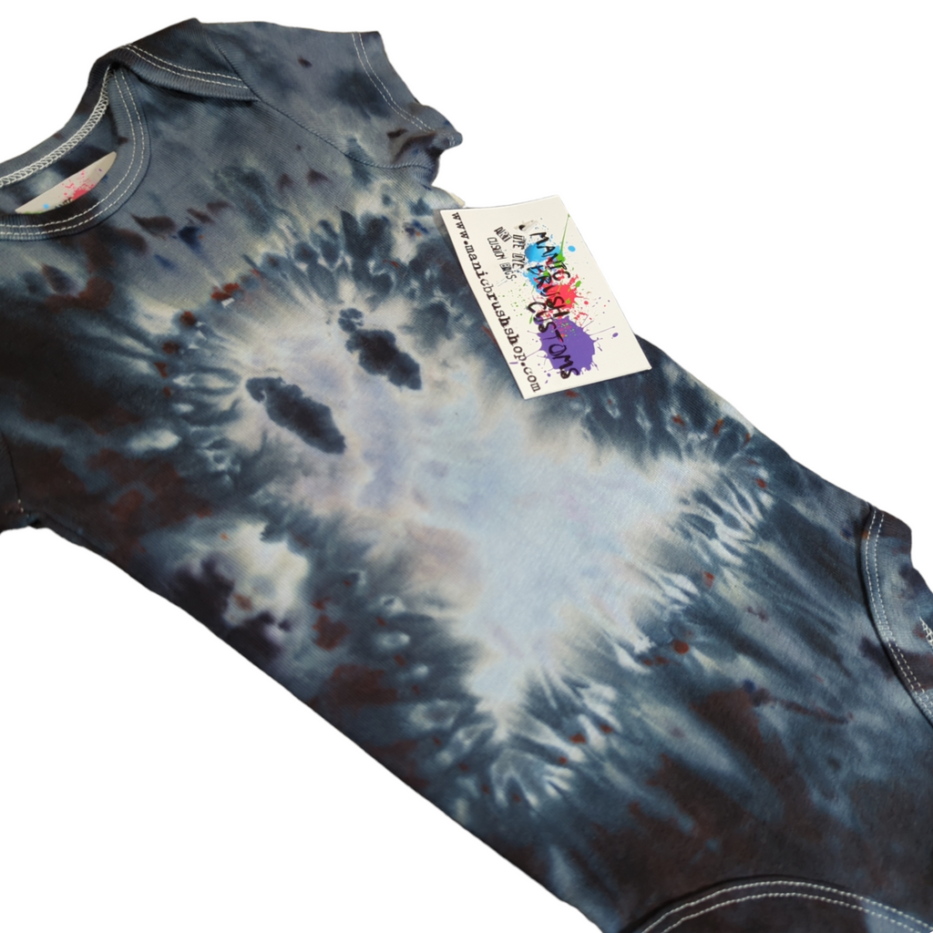 Ghost Galaxy Tie Dye Onesie 6 Months