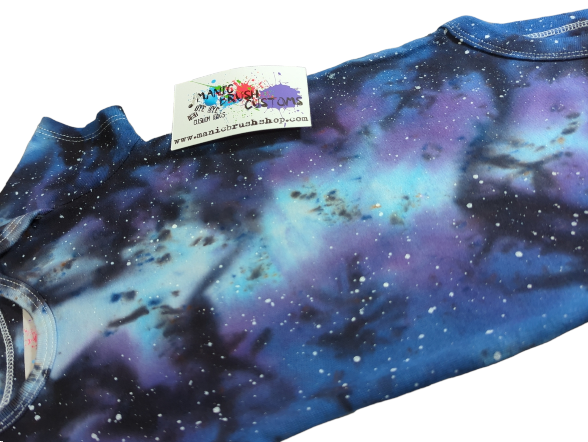 Blue Sky Galaxy Tie Dye Onesie 6 Months