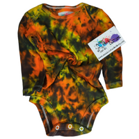 Stellar Tie Dye Long Sleeve Onesie 6 Months