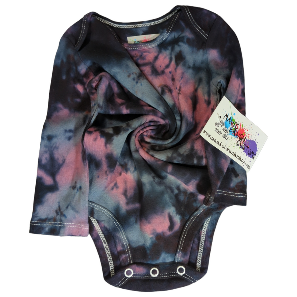 Bennet Tie Dye Long Sleeve Onesie 9 Months