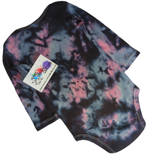 Bennet Tie Dye Long Sleeve Onesie 9 Months