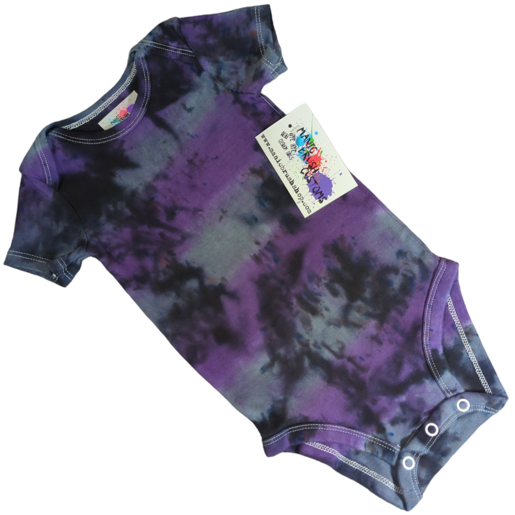 Addams Tie Dye Onesie 9 Months