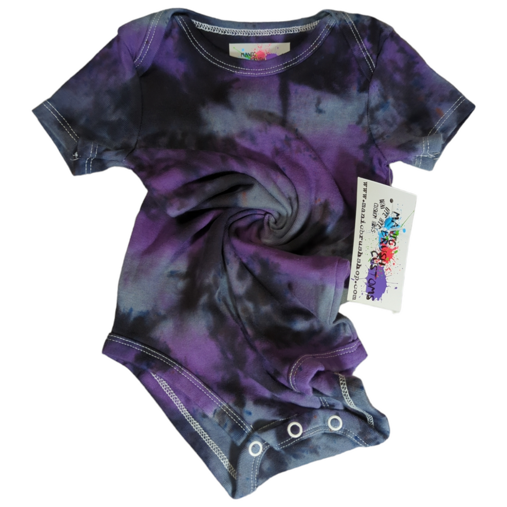 Addams Tie Dye Onesie 9 Months