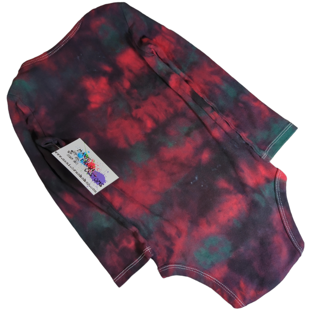 Freddy Tie Dye Long Sleeve Onesie 24 Months