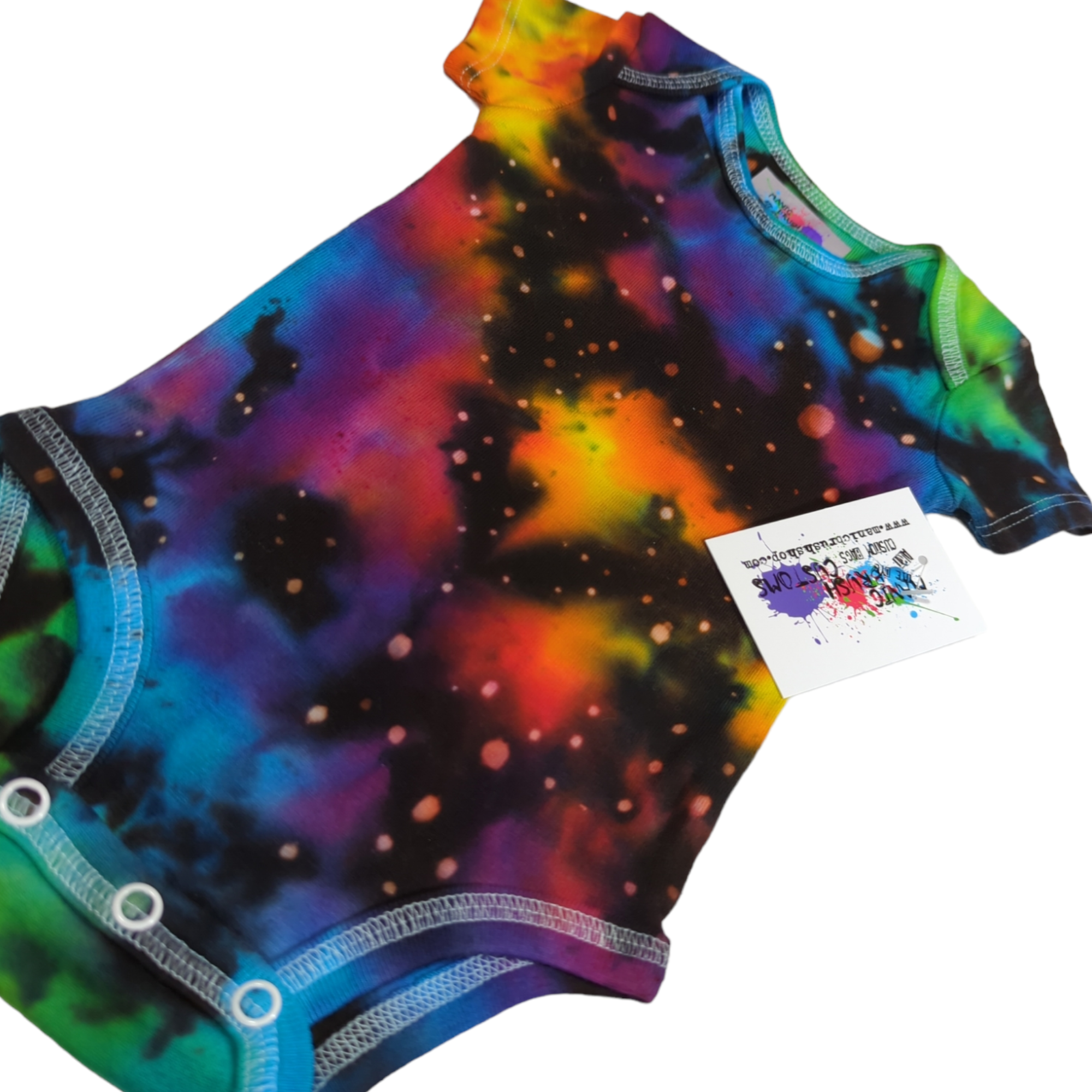 Vivid Rainbow Galaxy Onesie 3 Months