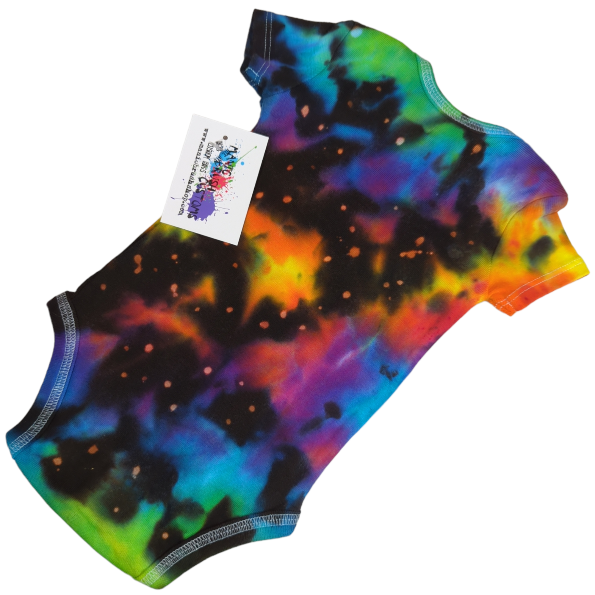 Vivid Rainbow Galaxy Onesie 3 Months