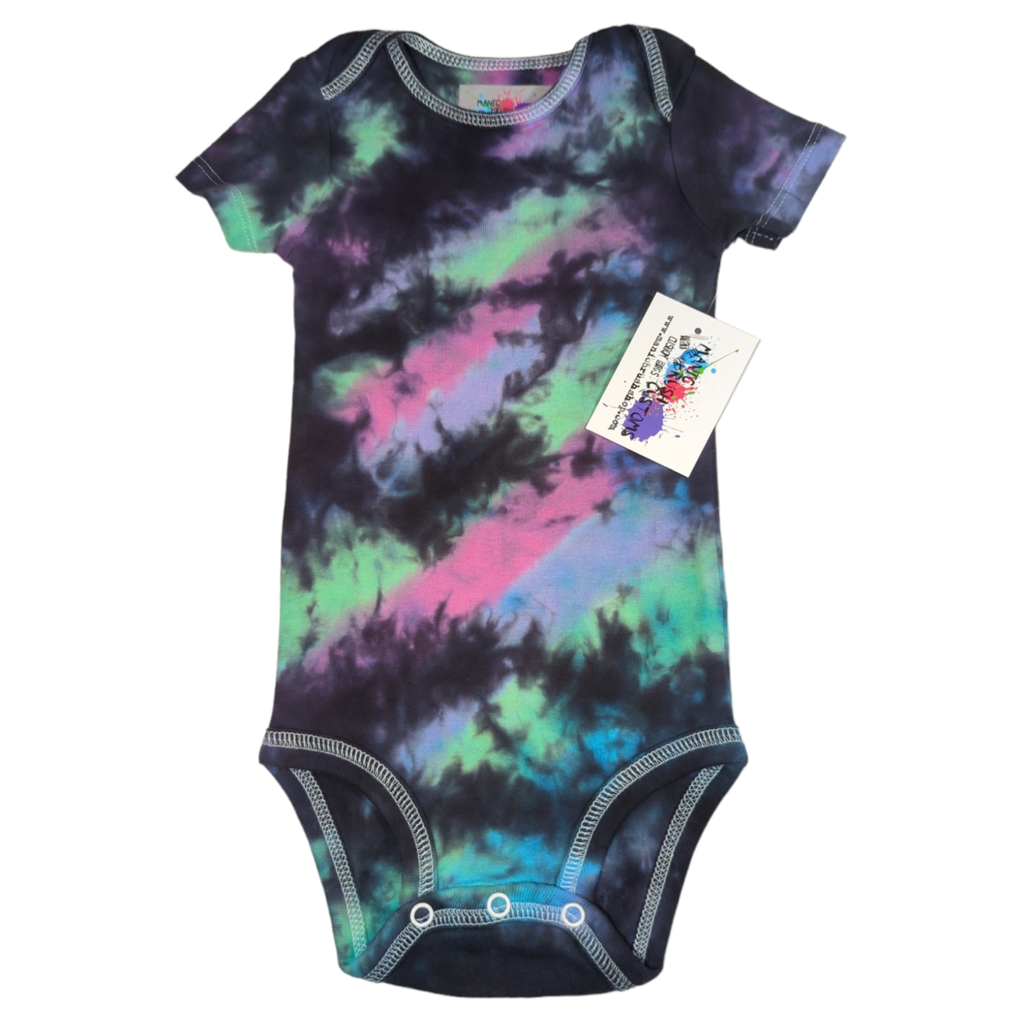 Cotton Candy V1 Tie Dye Onesie 12 Months
