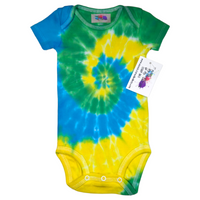 Spiral Tie Dye Onesie 6 Months