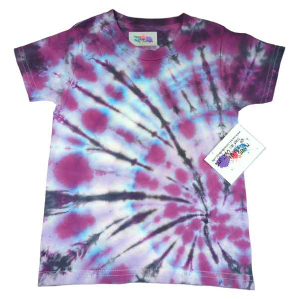 Good Vibes Spiral Tie Dye T-shirt 2T-3T