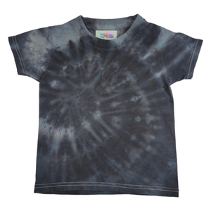Monochromatic Spiral Tie Dye T-shirt 2T-3T