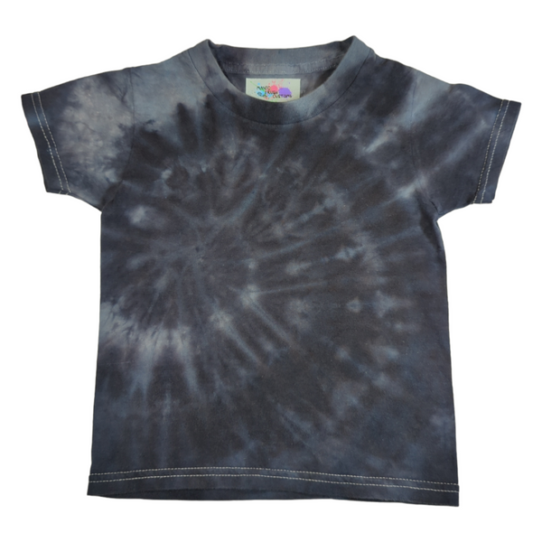 Monochrome Magic Spiral Tie Dye T-Shirt size 2T-3T