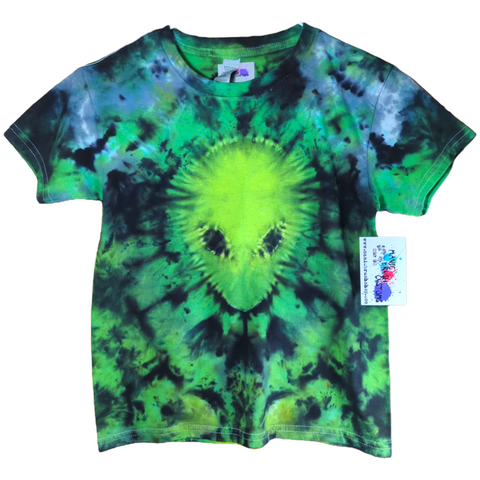 Close Encounter Double Sided Tie Dyed T-shirt Kids Size X-Small