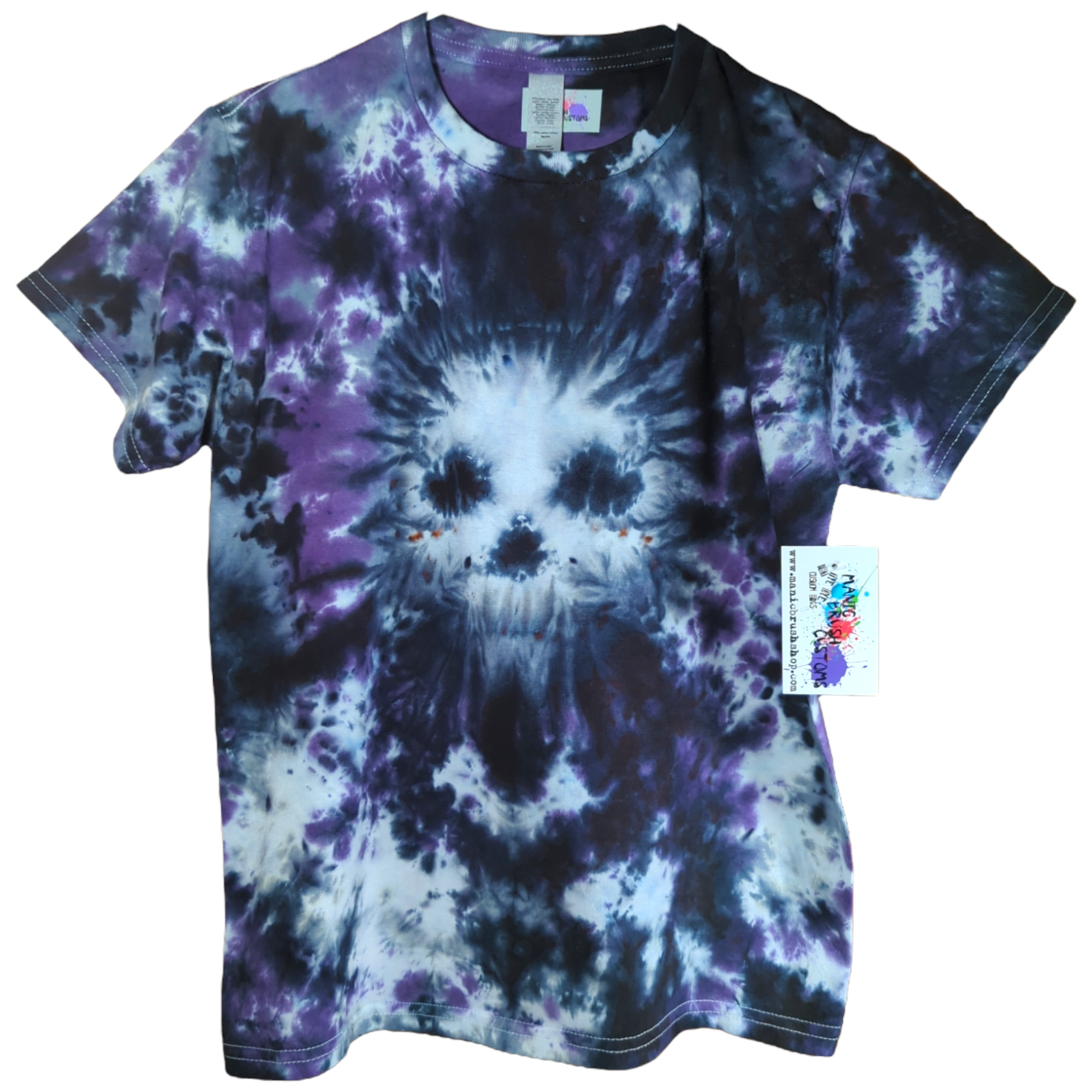 Skull Tie Dye T-shirt Kids Medium