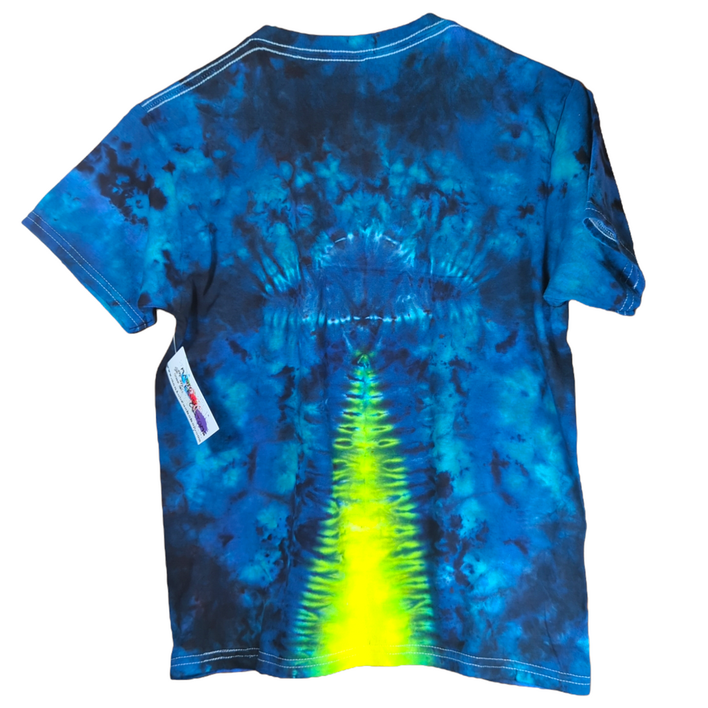 Youth Medium - Close Encounter Double Sided Tie Dyed T-Shirt