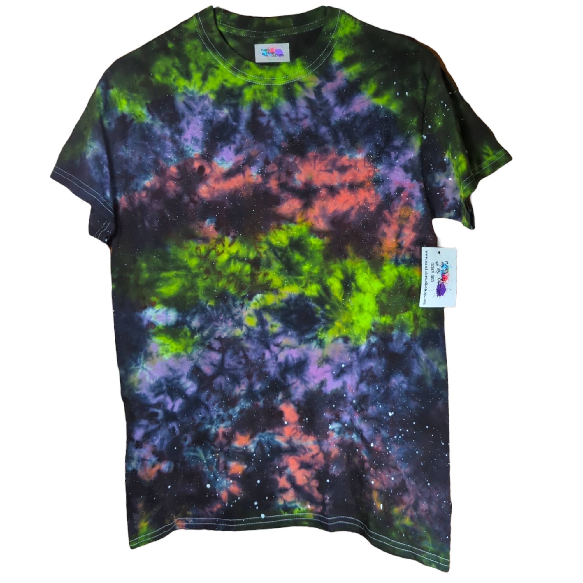 Interstellar Galaxy Tie Dye T-Shirt Small