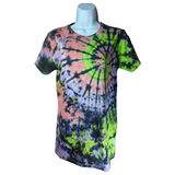 Women's Cut Interstellar Galaxy Tie Dye T-shirt XL