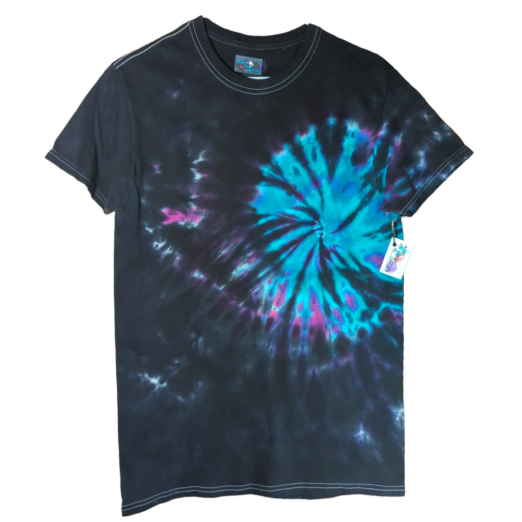 Spiral Reverse Tie Dye T-shirt SMALL