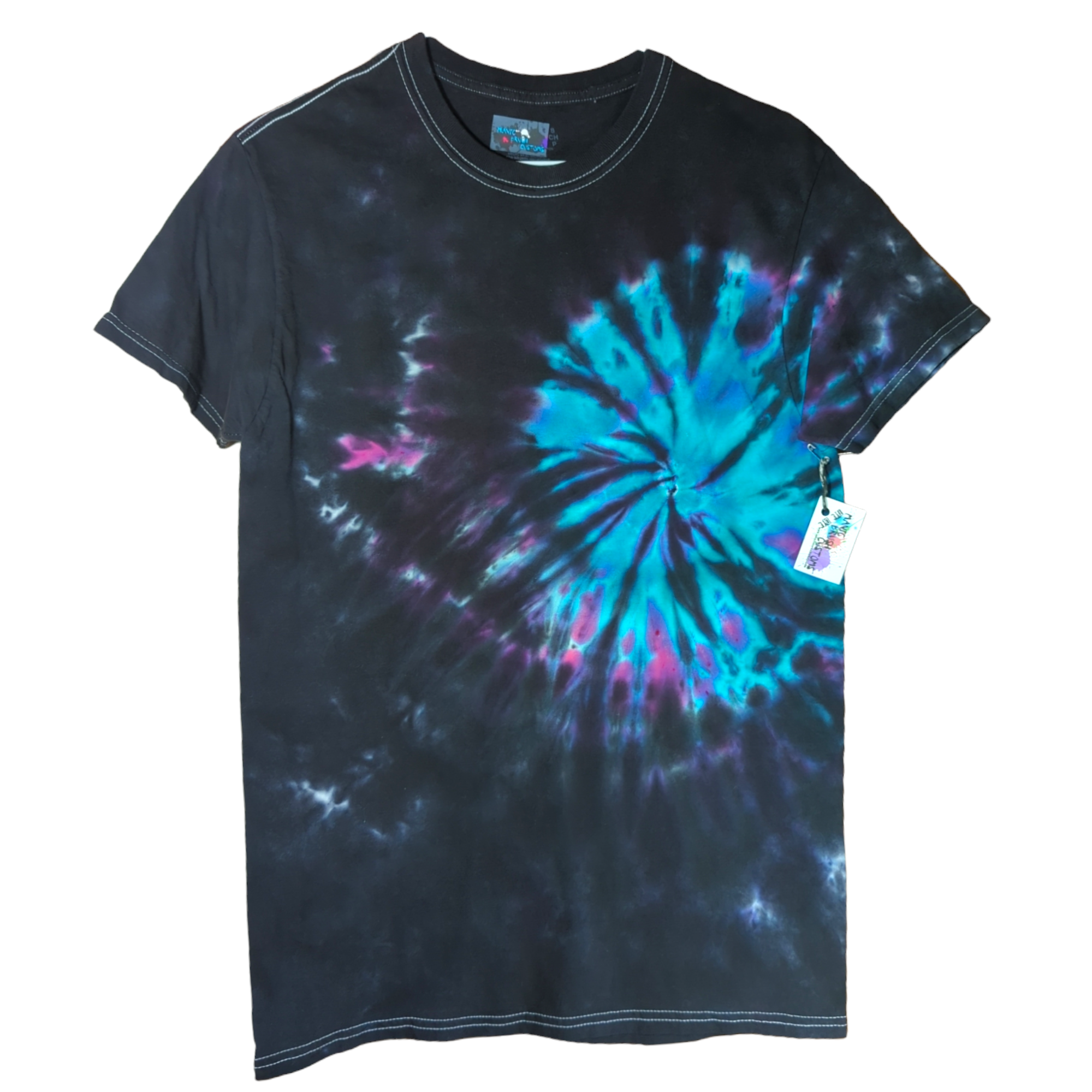 Spiral Reverse Tie Dye T-shirt SMALL