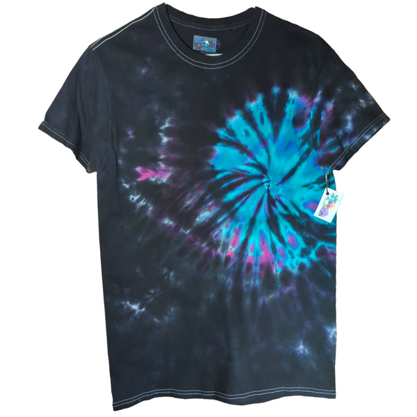 Spiral Reverse Tie Dye T-shirt SMALL