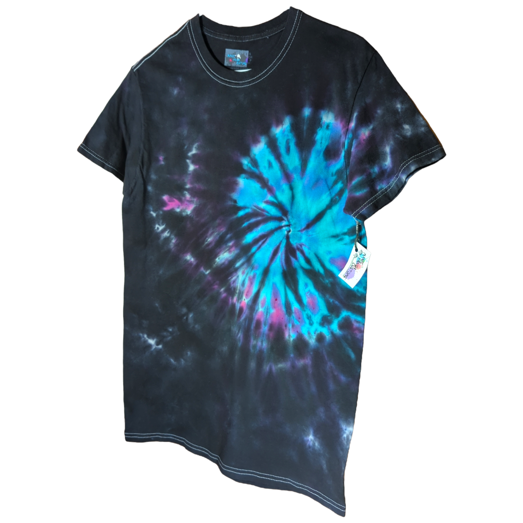 Spiral Reverse Tie Dye T-shirt SMALL