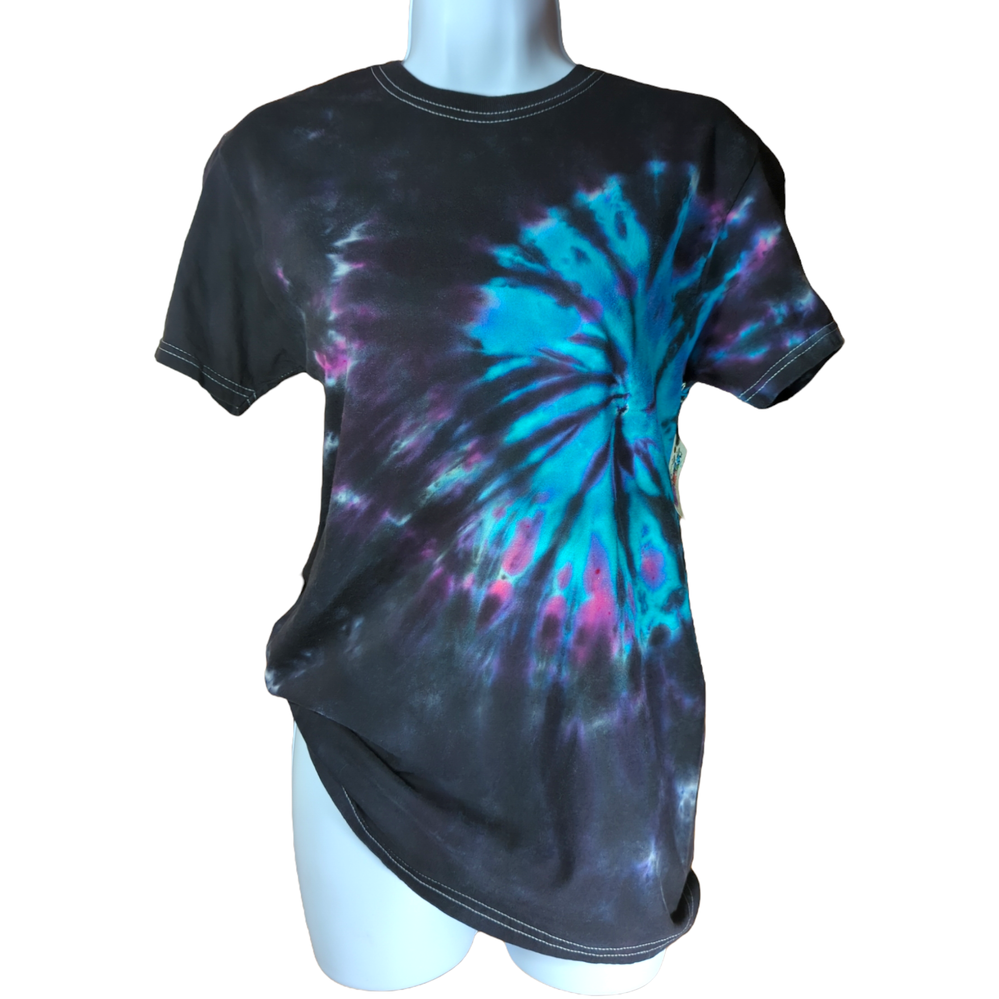 Spiral Reverse Tie Dye T-shirt SMALL