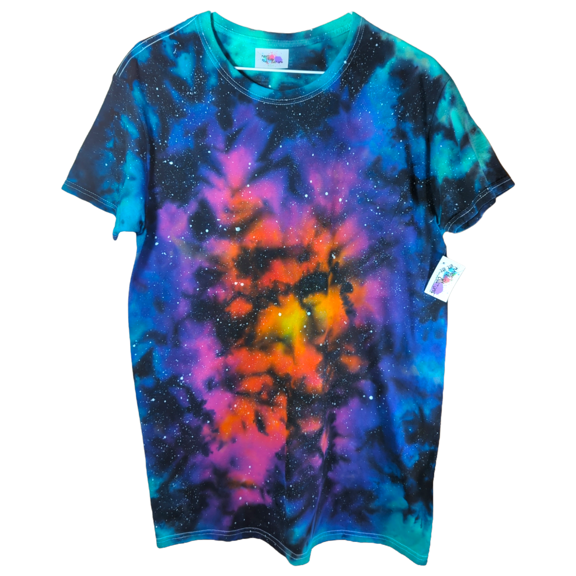 Rainbow Galaxy Tie Dye T-Shirt Medium