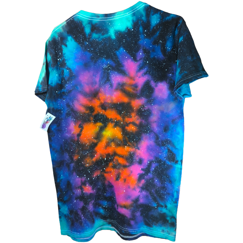 Manic Brush Customs Rainbow Galaxy Tie Dye T-Shirt Medium