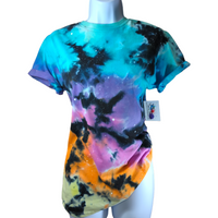 Premium Pastel Galaxy Tie Dye T-Shirt Small