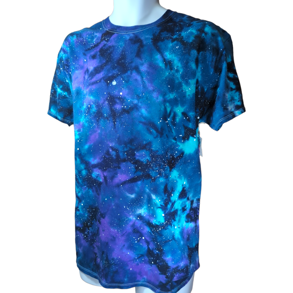 Manic Brush Customs Classic Spiral Galaxy Tie Dye T-Shirt Small