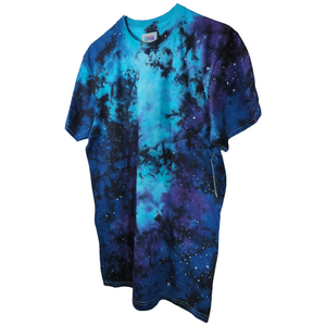 Blue Sky Galaxy Tie Dye T-Shirt Medium