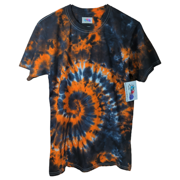 Hallow Spiral Galaxy Tie Dye T-Shirt Small
