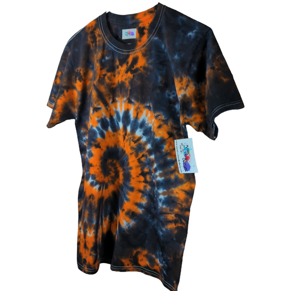 Hallow Spiral Galaxy Tie Dye T-Shirt Small