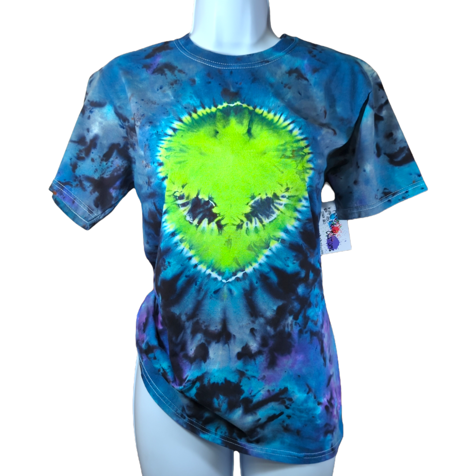 Close Encounter Double Sided Tie Dyed T-shirt Size Small