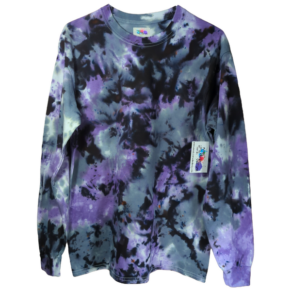 Grunge Tie Dye Long Sleeve Shirt Medium