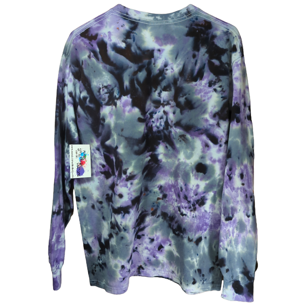Grunge Tie Dye Long Sleeve Shirt Medium