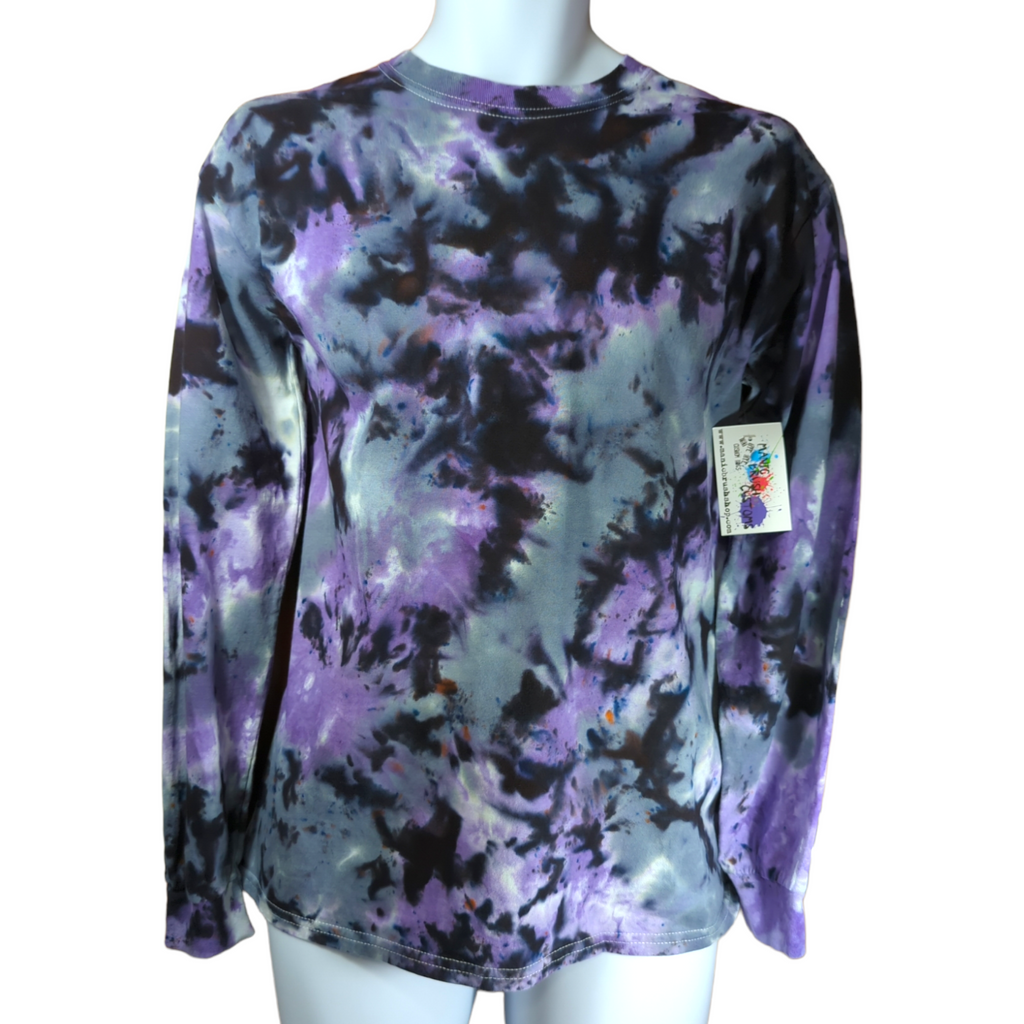 Grunge Tie Dye Long Sleeve Shirt Medium