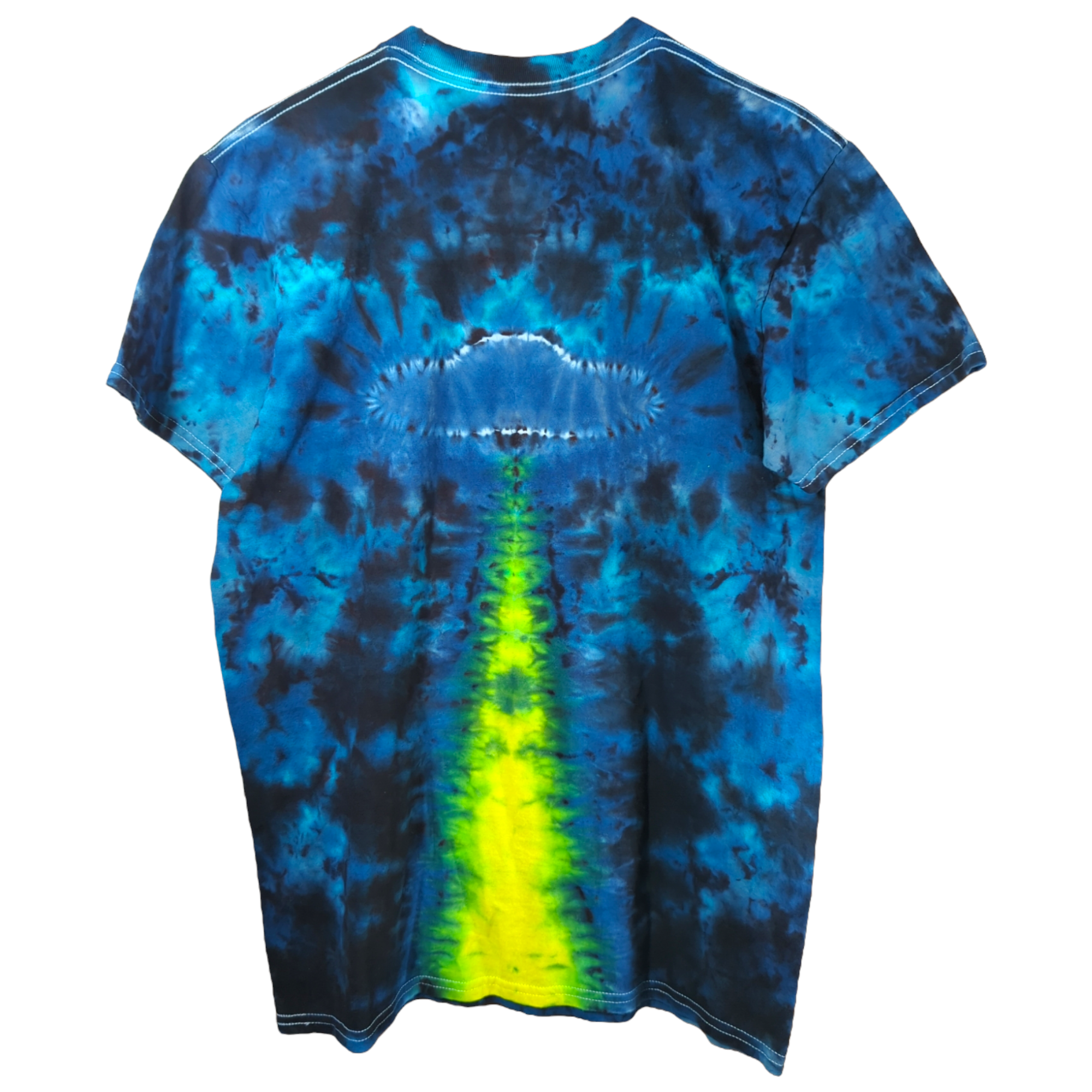 Close Encounter Double Sided Tie Dyed T-shirt Size Medium (Discount Small Hole)