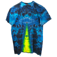 Close Encounter Double Sided Tie Dyed T-shirt Size Medium (Discount Small Hole)