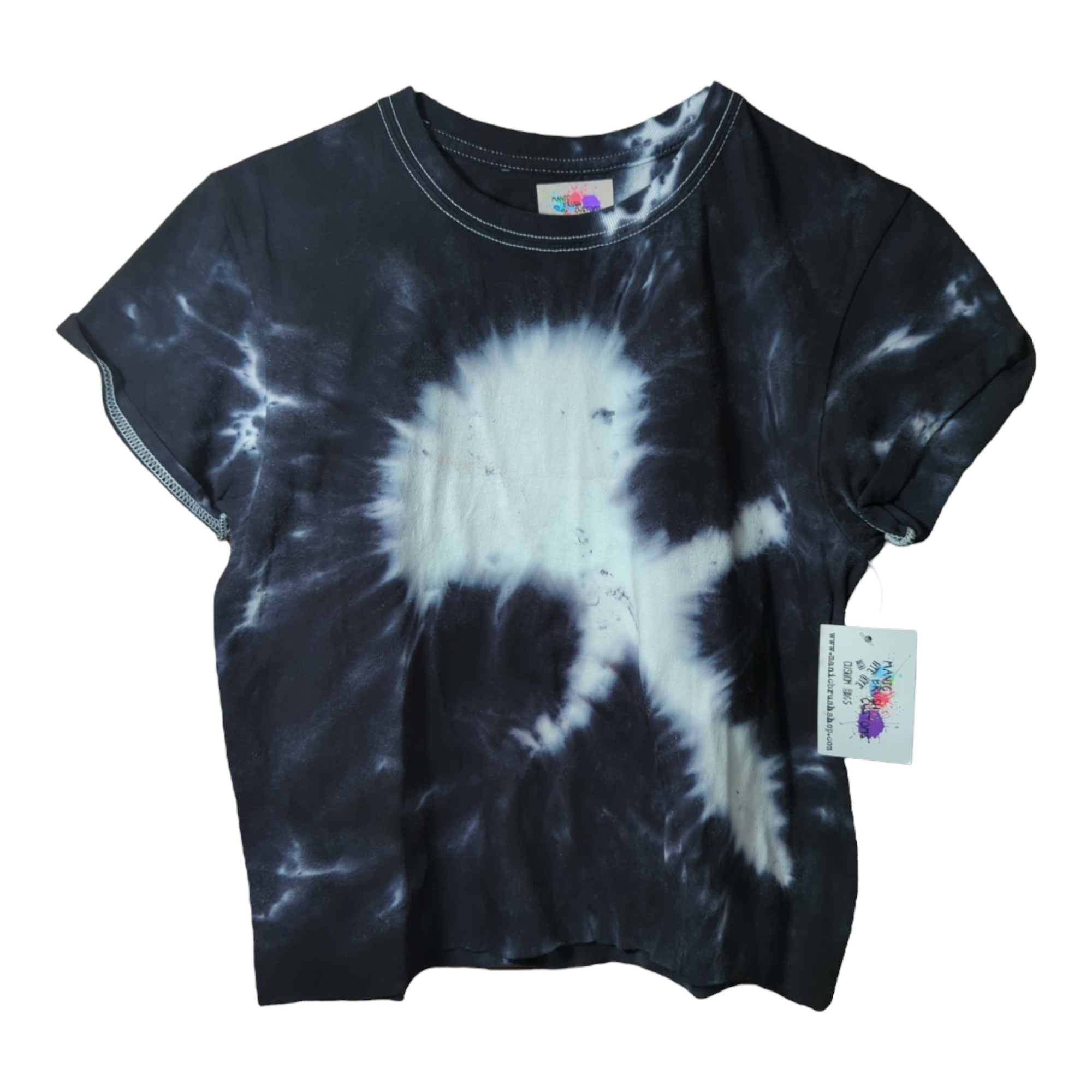 Tie Dye Cropped Shirt Small