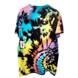 Pastel Rainbow Spiral Galaxy Tie Dye T-shirt
